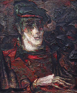 Ինքնանկար բերետով, 1986թ.